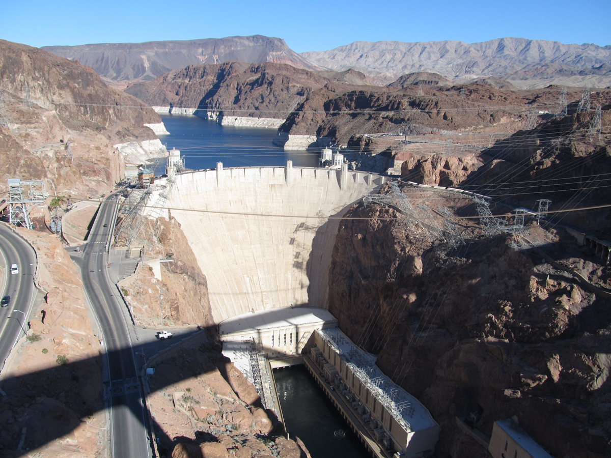 Hoover Dam from HW93 Bridge